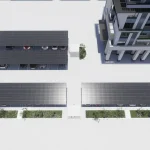 PV-Carport Modell 01 – Modernes Doppelcarport für 2 Stellplätze – Bild 9