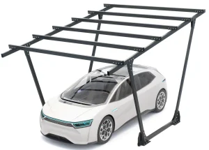 PV-Carport Modell 02 – Stabil & Wetterfest für 1 Stellplatz