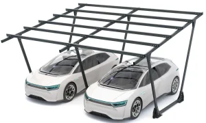 PV-Carport Modell 02 – Stabil & Wetterfest für 2 Stellplätze