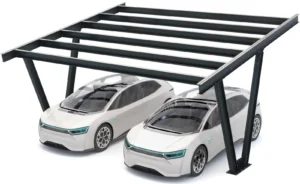 PV-Carport Modell 06 – Carport-Konstruktion für 2 Stellplätze