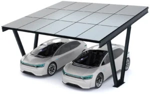 PV-Carport 06 – Komplettset (2 Stellplätze) mit Photovoltaik
