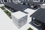 PV-Carport Modell 01 – Modernes Doppelcarport für 2 Stellplätze