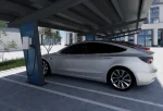 PV-Carport Modell 01 – Modernes Doppelcarport für 2 Stellplätze