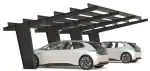PV-Carport Modell 01 – Großzügiges Carport für 3 Stellplätze