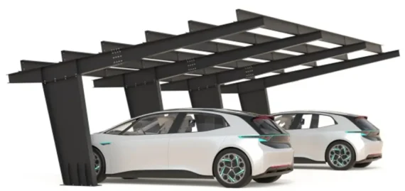 PV-Carport Modell 01 – Großzügiges Carport für 3 Stellplätze