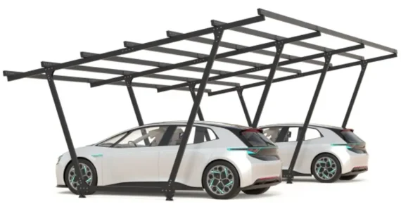 PV-Carport Modell 02 – Stabil & Wetterfest für 3 Stellplätze