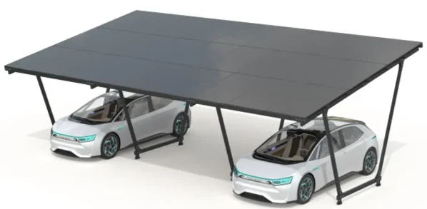 PV-Carport 02 – Komplettset (3 Stellplätze) mit Photovoltaik