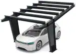 PV-Carport Modell 01 – Modernes Einzelcarport für 1 Stellplatz