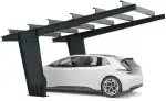 PV-Carport Modell 01 – Modernes Einzelcarport für 1 Stellplatz
