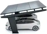 PV-Carport 01 – Komplettset (2 Stellplätze) mit Photovoltaik