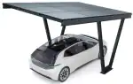 PV-Carport 06 – Komplettset (1 Stellplatz) mit Photovoltaik