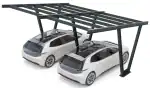 PV-Carport Modell 06 – Carport-Konstruktion für 2 Stellplätze