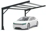 PV-Carport 07 – Robustes Carport (1 Stellplatz)
