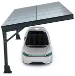 PV-Carport 07 – Komplettset (1 Stellplatz) mit Photovoltaik