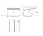 PV-Carport Modell S2 – 2 Stellplätze | Für Schneelasten bis 1,6 kN/m² | Selbstmontagefreundlich